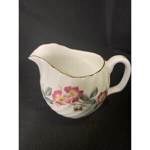 Royal Adderley - Bone China - Creamer With Gold Trim - Floral Pattern